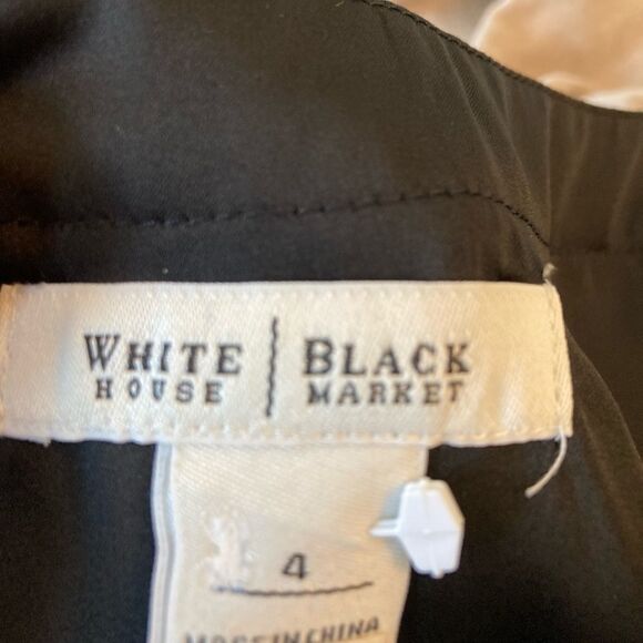 WHBM silk mosaic print dress highlights figure and is pure chic🫶 fully lined - Picture 7 of 9